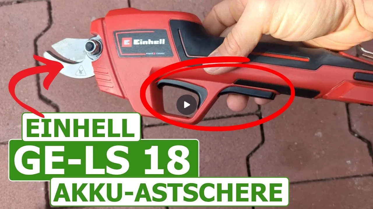 Video: Einhell Akku-Astschere GE-LS 18 Li