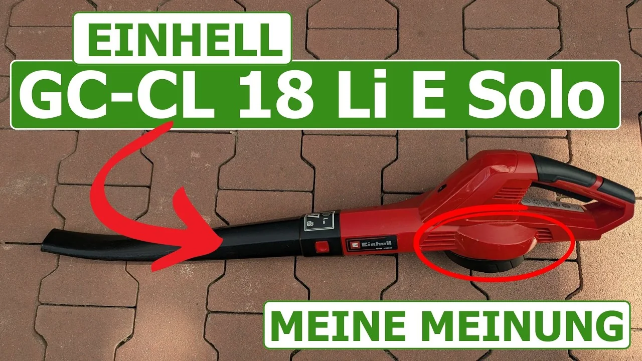 Video: Einhell Akku-Laubbläser GC-CL 18 Li E Solo