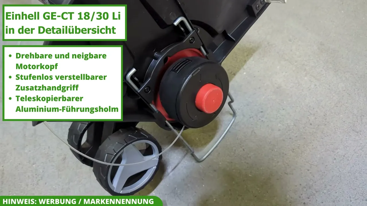 In meinem Test schützt der integrierte Flowerguard aus Metall empfindliche Blumenbeete sehr zuverlässig.