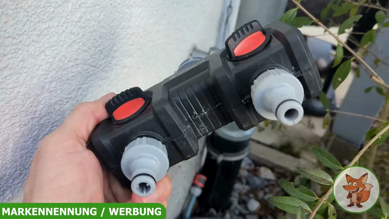 Mir gefällt besonders, dass ich gleichzeitig zwei Geräte wie Gartenschlauch und Bewässerungscomputer anschließen kann.