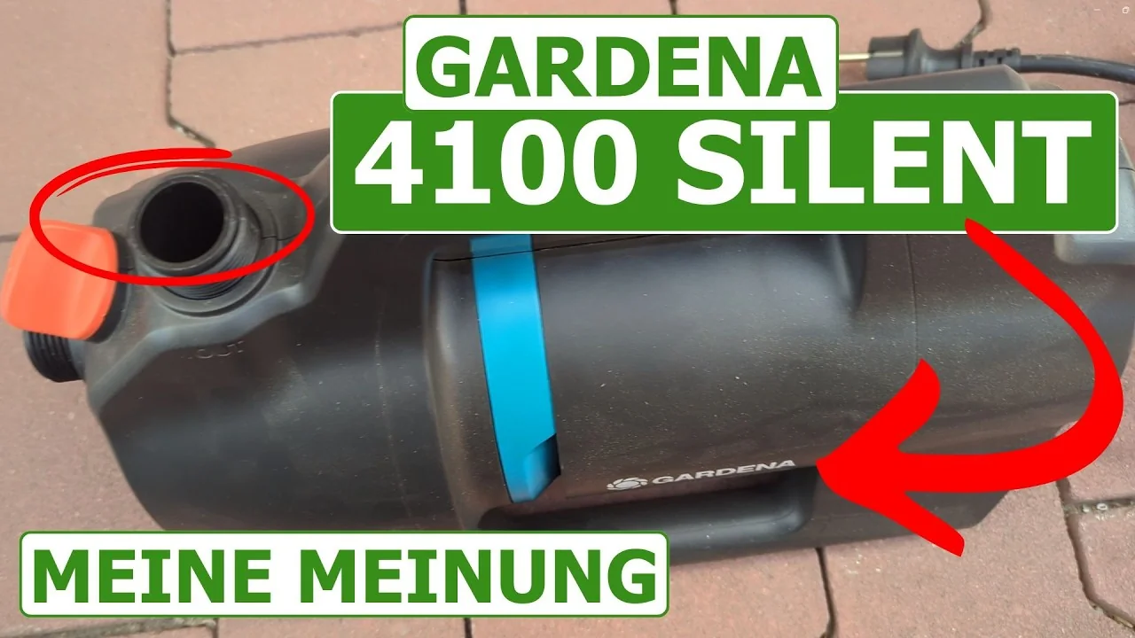 Video: Gardena Gartenpumpe 4100 Silent