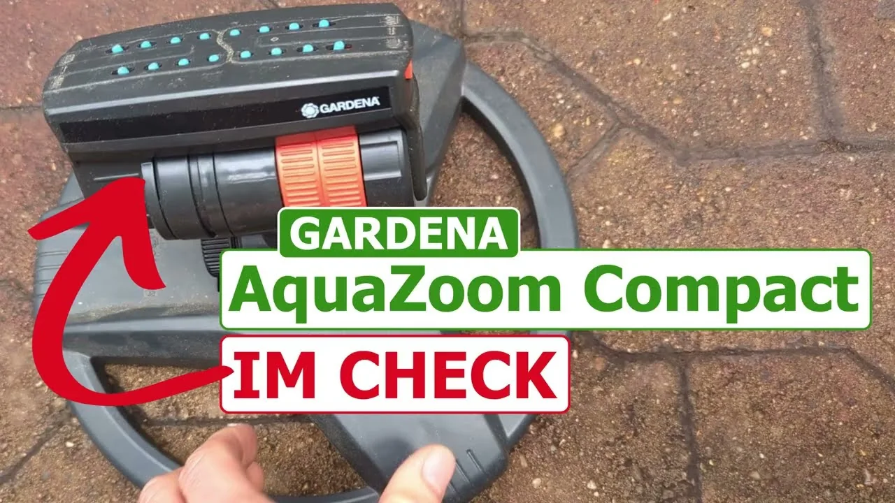 Video: Gardena Viereckregner AquaZoom compact