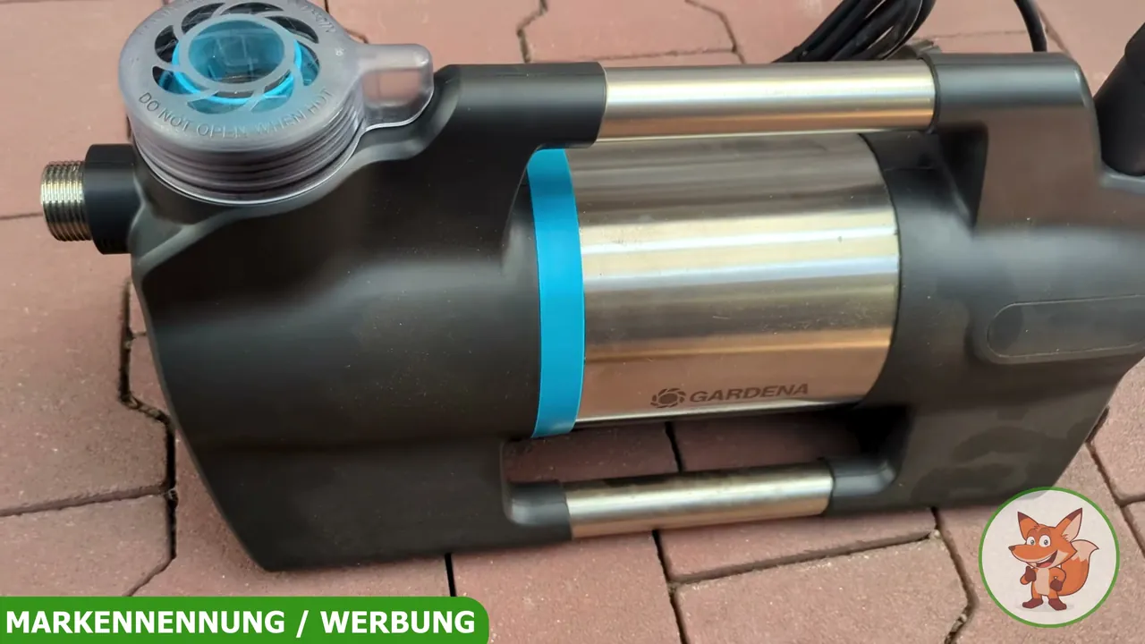 Das speziell konstruierte Gehäuse der Silent-Gartenpumpe sorgt für eine spürbare Geräuschdämpfung im Betrieb.