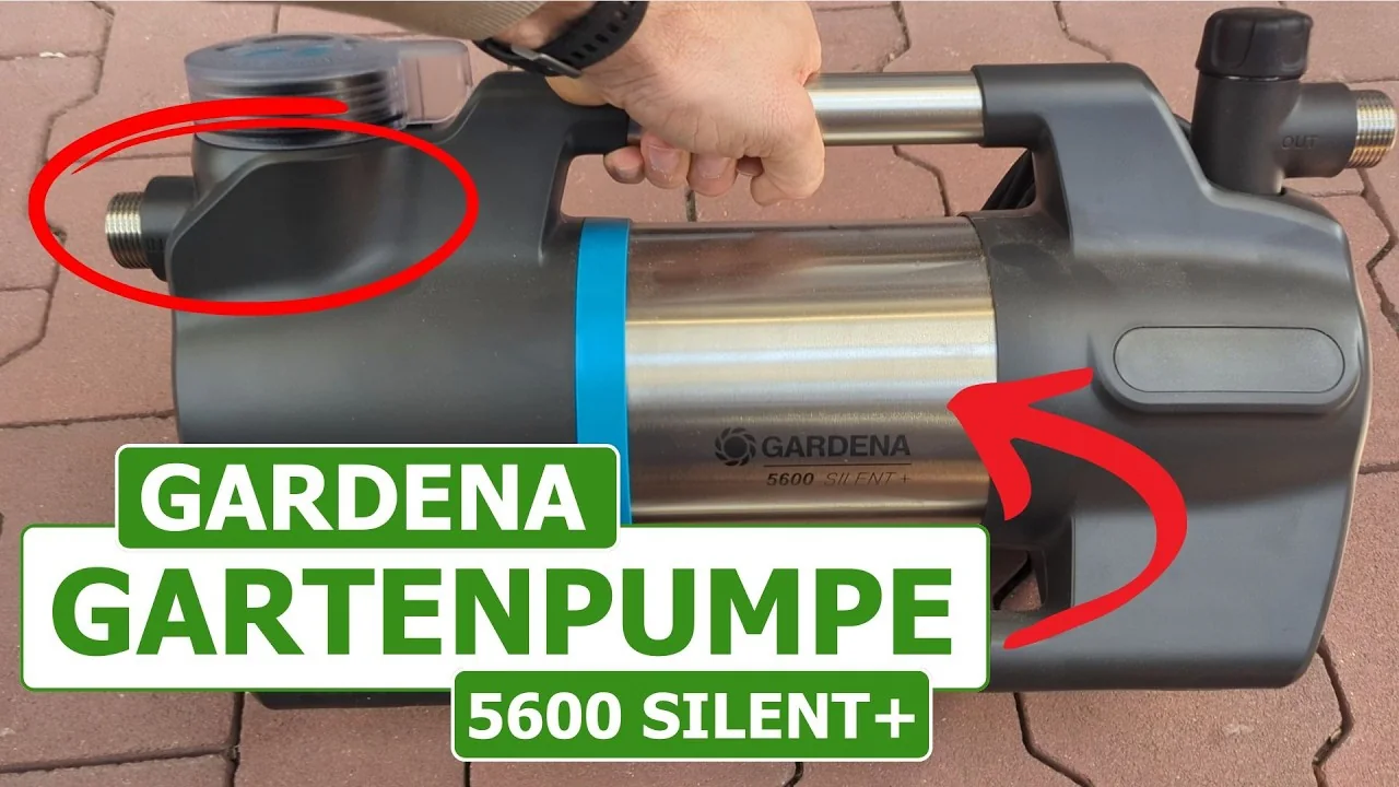 Video: Gardena Gartenpumpe 5600 Silent+
