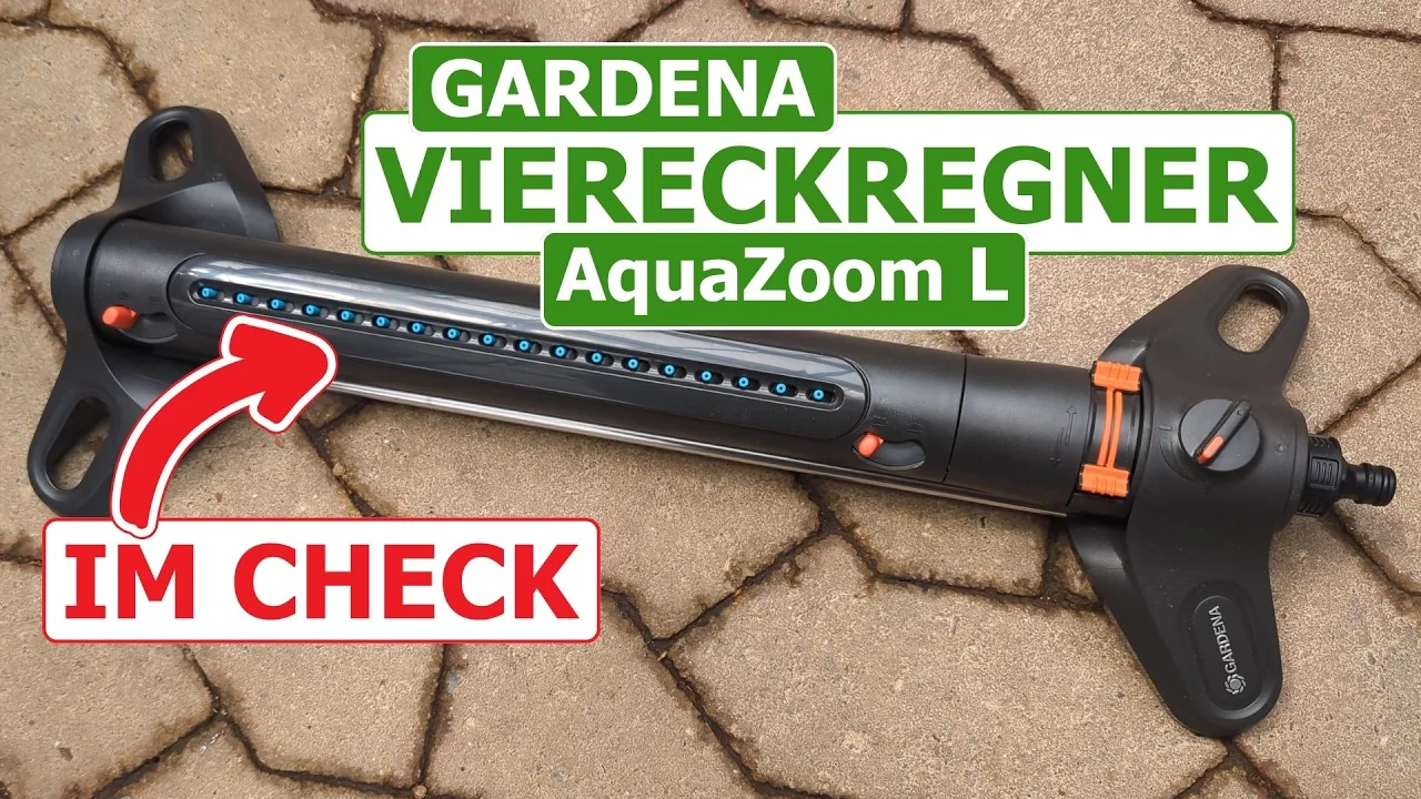 Video: Gardena Viereckregner AquaZoom L
