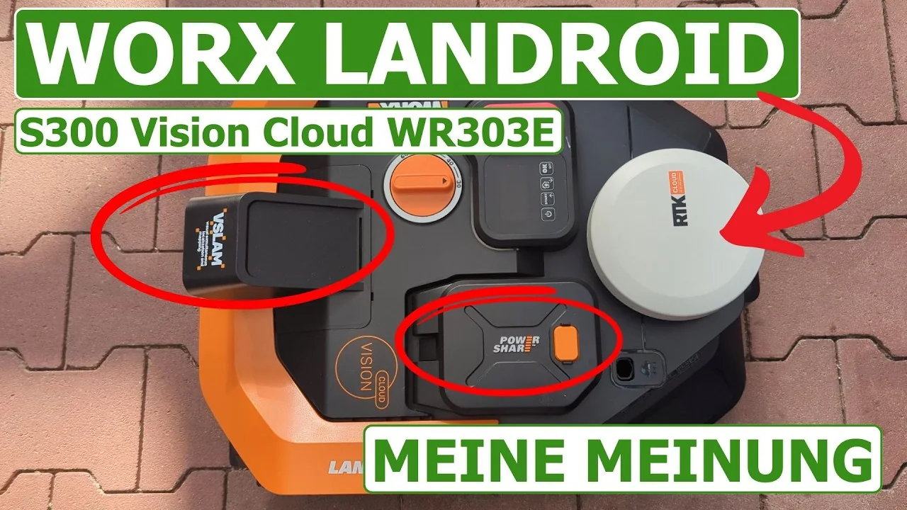 Video: WORX Landroid Vision Cloud WR303E